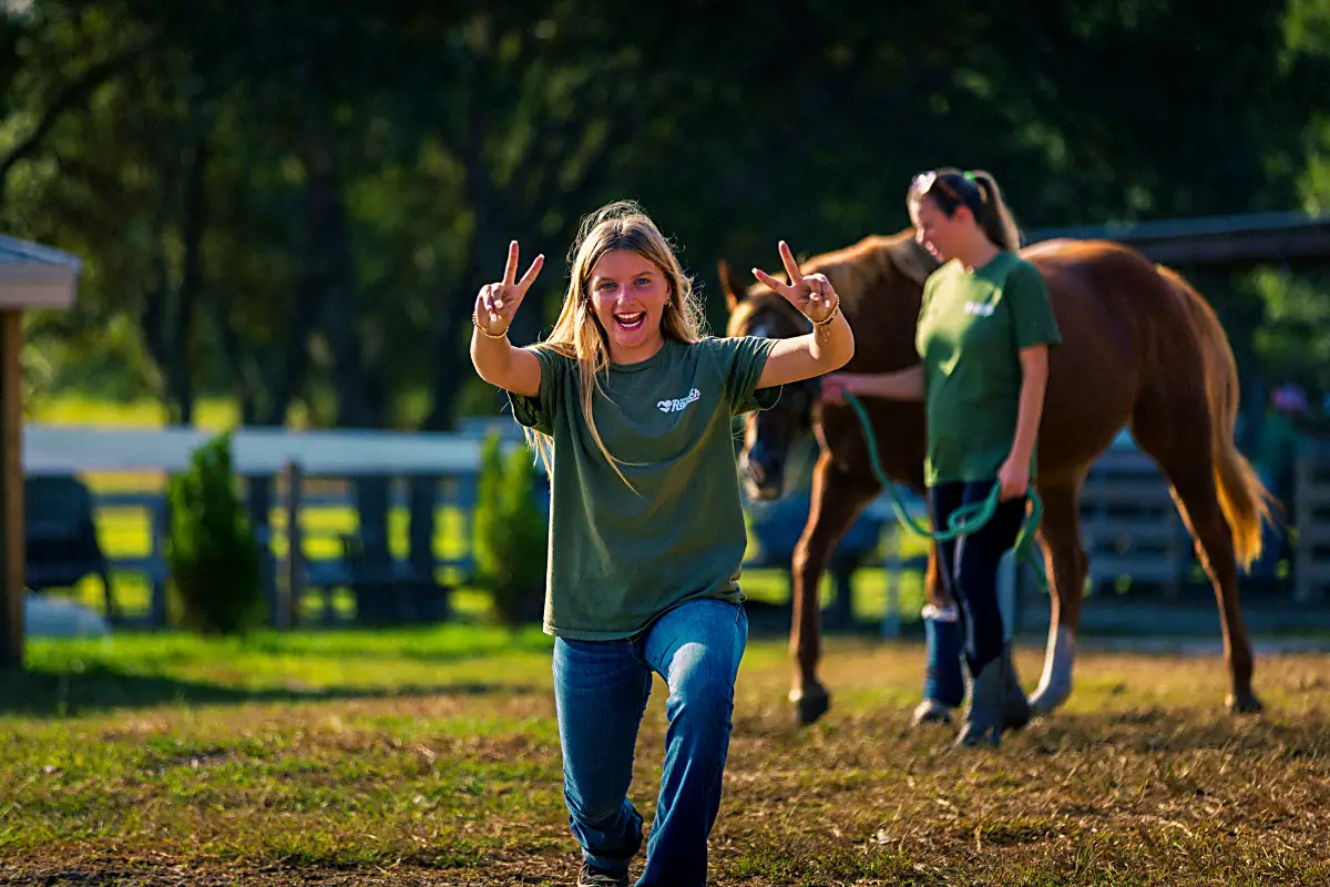 Kiddy Up Ranch Farmstead family at the ranch